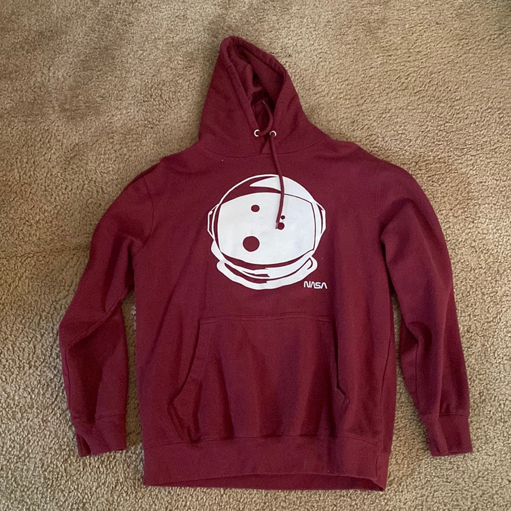 Eighty Eight burgundy Nasa sweatshirt